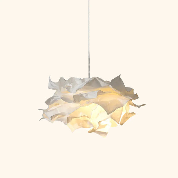 Suspension nuage en papier design vintage